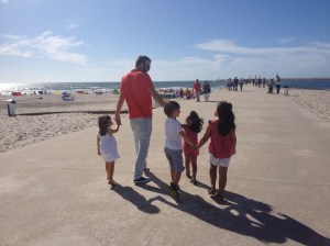 Passeio na praia